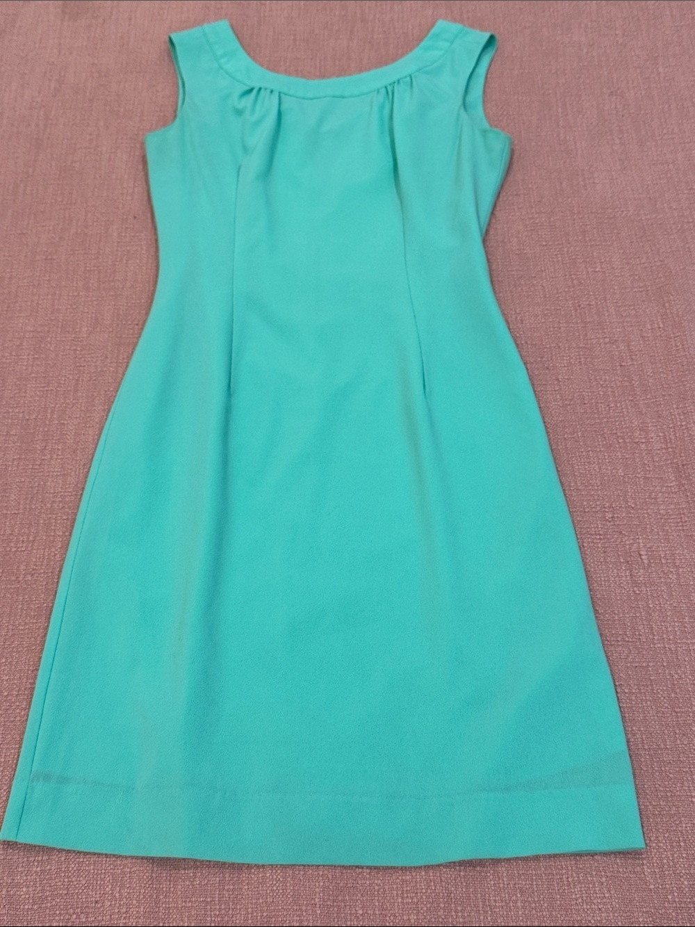XXS Silvian Heach vintage style Classic Sleeveless aqua Midi sheath Dress